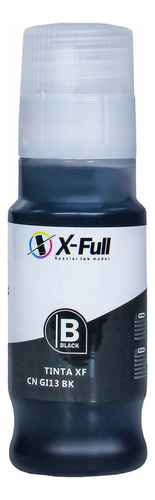 Tinta Corante X-full Compatível Para Gi13 Gi-13 G510 G610 Tinta Preto