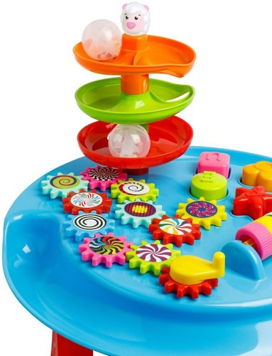 Baby Play Mesa Didática Divertida Escorregador Bola Infantil