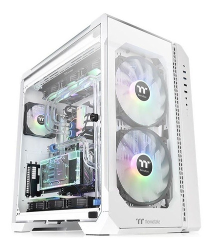 Gabinete Pc Gamer Thermaltake View 51 Tg Argb Snow Blanco 