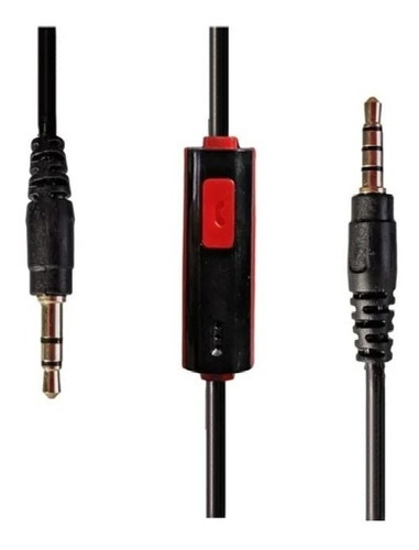 Cabo de áudio Mini Plug Trs de 3,5 mm para Mini Plug Trrs de 3,5 mm