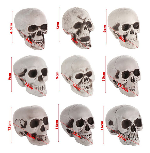 Suministros Para Juegos De Accesorios De Halloween Skull Hea