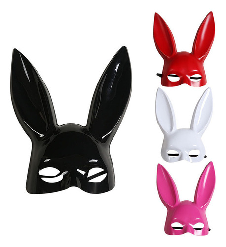 Máscara De Conejo Decorativa De Regalo De Navidad 4pcs