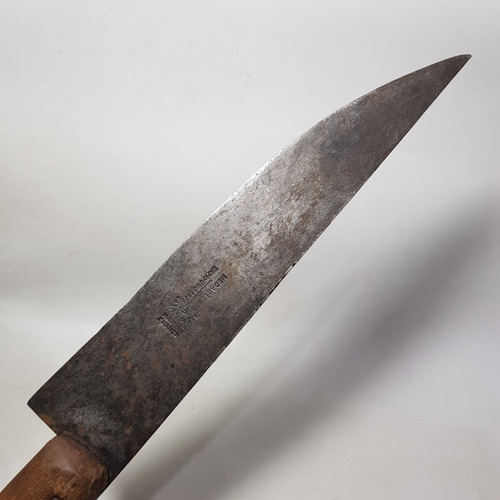 Imagen 6 de 8 de Antigua Cuchilla La Trompette Paris Acero Carbono Mag 59575