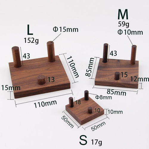 2 Pedestais Decorativos De Exibição Com Base De Madeira