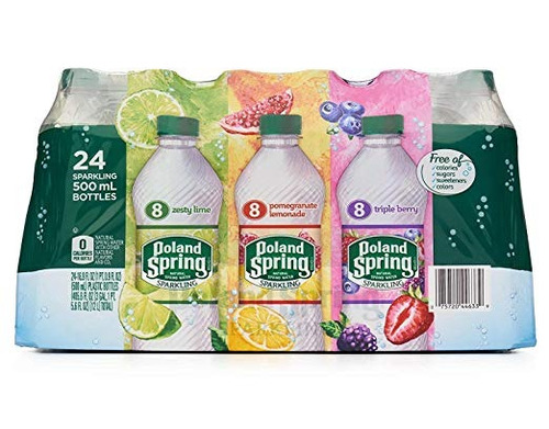 Poland Spring Agua Con Gas 24 Conde, Oz 16.9 Fl