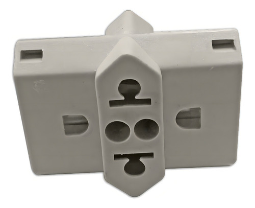 Kit 4 Plug Adaptador De Tomada T Com 3 Saidas 10/20a - 250v 110v/220v