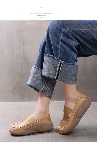 Zapatos Zapato Sencillo Casual Para Mujer Con Plataforma