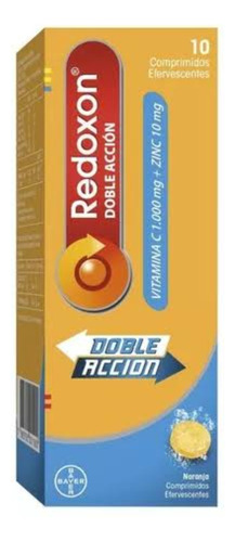 Redoxon Vitamina C 1g + Zinc 10mg X10com Ef.