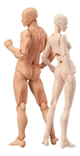 2 Maniquíes Para Dibujar Anime Masculino Y Femenino De Figma