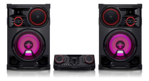Minicomponente Lg Xboom Cl98 Con Karaoke Y Efectos De Dj Negro 3500 W