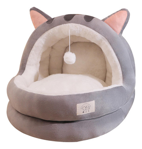 Nido Para Gatos Semicerrado, Cama Para Gatos, Cueva, Gris S