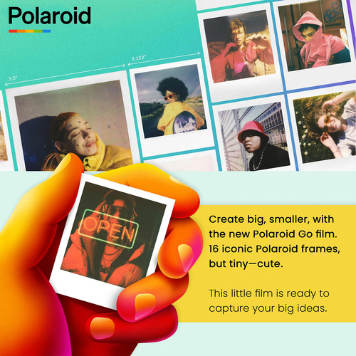 Película Instantánea Polaroid Go Color, Paquete Doble, 2 O M