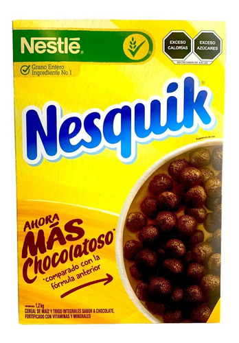 Nesquik Cereal Nestle Pack 2pz De 1.2 Kg Mas Chocolate