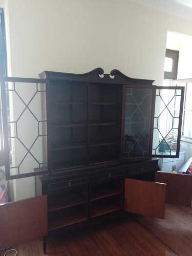 Mueble Cristalero Antiguo En Buen Estado 