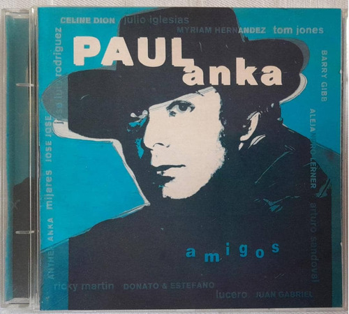 Paul Anka. Amigos. Cd Original Usado. Qqb