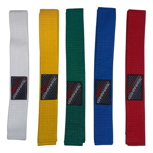 Cinturón Taekwondo Artes Marciales blando 5 Costuras