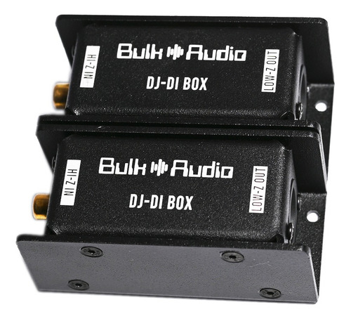 Juego Cajas Directas - Rca A Xlr Macho - Dj - Di - Bulkaudio