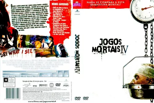 Jogos Mortais 4  CAPAS DE DVD - CAPAS PARA DVD