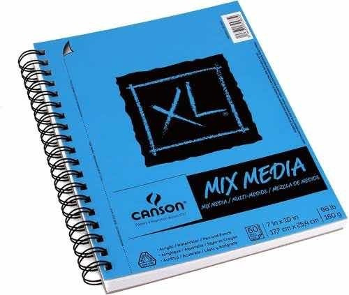Imagen 1 de 2 de Album Canson Mix Media 60 H 17.8 X 25.4 Cm