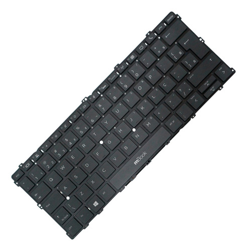 Teclado Para Hp Elitebook Hsn-104c Br Com Led Cor Preto Idioma Português Brasil