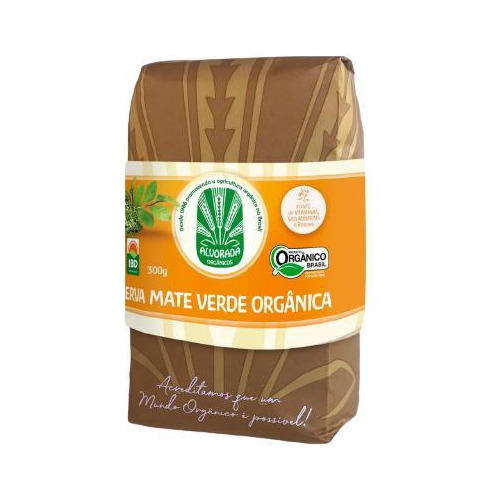 Kit 2x: Erva Mate Verde Orgânica Alvorada 300g