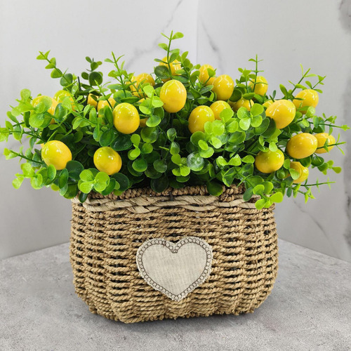 Rama De Artificial Ramo De Fruta Faux Realista Plant Flower