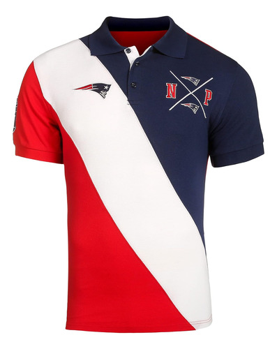 Polo De Manga Corta Hombres Escudo Y Rayas Del Equipo D...