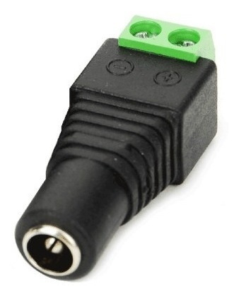 10pz Conector Hembra Energia Camaras Control De Acceso Verde