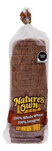 3 Pzas Pan Integral Natures Own 567 G