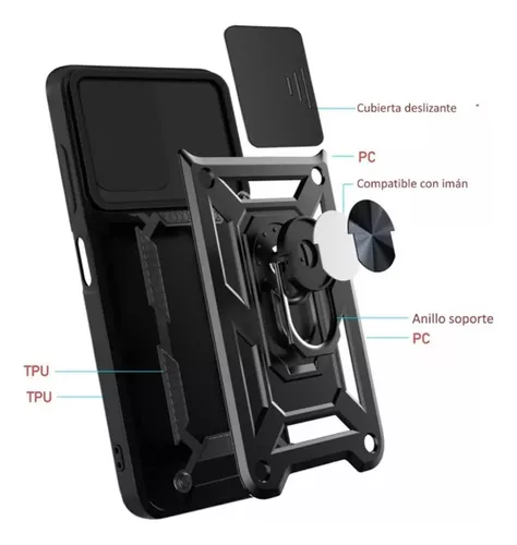 Funda Uso Rudo Con Soporte De Anillo Para Samsung Galaxy A53 5G