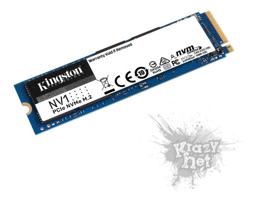 Imagen 2 de 4 de Disco Sólido Ssd 250gb Kingston Nv1 Nvme Pcie 2100mb/s 3.0