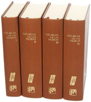 Forro Estuche C-cierre 4 Pzas. Liturgia De Las Horas 4 Tomos