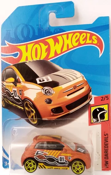 Hot Wheels Fiat 500 2/5 Naranja