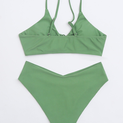 Bikini Minimalista Con Detalle De Amarre 2025