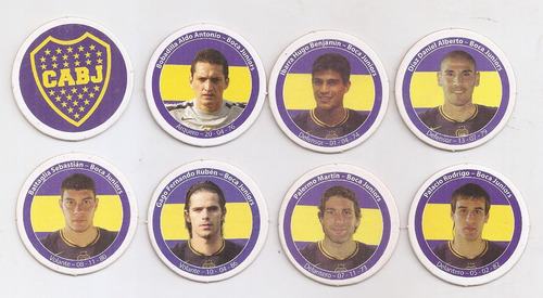 Boca Apertura 2006 Super Redonda Coleccion Completa 8 Figus