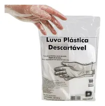 Comprar 500 Luvas Plásticas Descartáveis Transparentes Tamanho Único