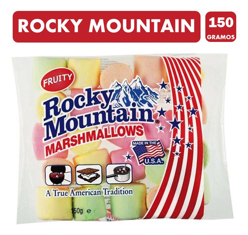 Marshmallows Rocky Mountains De Colores (bolsa Con 150 Gr)