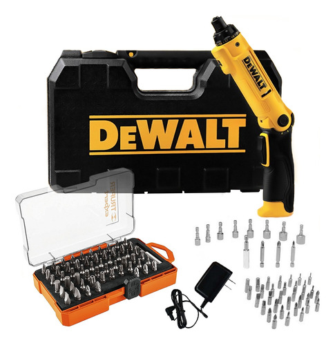 Destornillador Inalámbrico Dewalt Dcf008-b3 8v+ Juego 58pzas