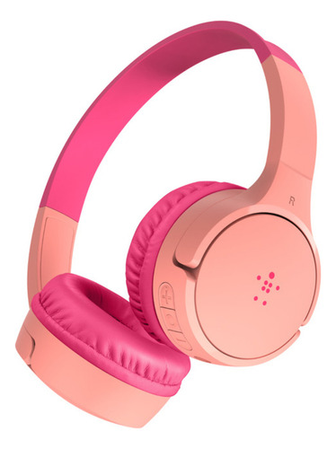 Audifonos Belkin Kids Bluetooth On Ear Rosado