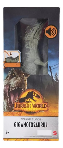 Giganotosaurio, Jurassic World Dominion, Mattel 12 Pulgadas