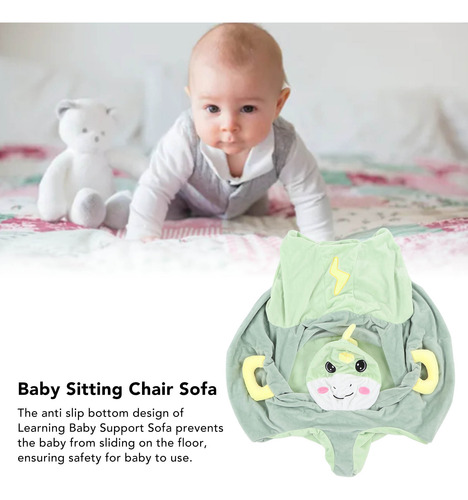 Sofá De Aprendizagem De Pelúcia Infantil Cadeira De Bebê Em