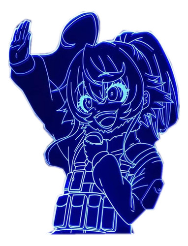 Luz Nocturna 3d The Saga Of Tanya Anime Para Niño, 16 Colore