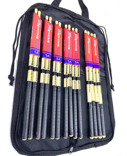 Kit Baqueta 5 Par 5a + 2 Par 5b Specialbeat By Prostick+bag