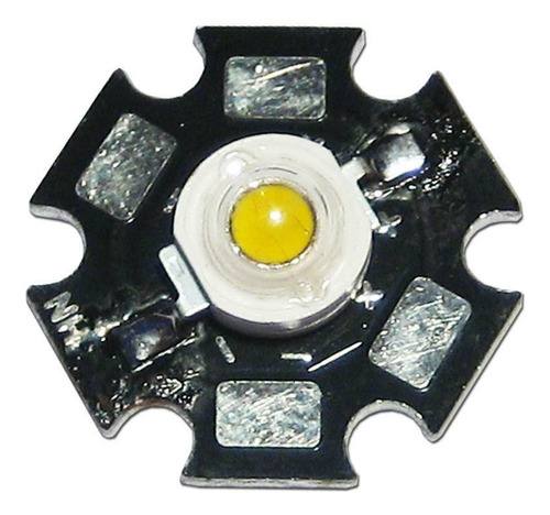 Led 1w Star Luxeon Naranja 60 Lumen