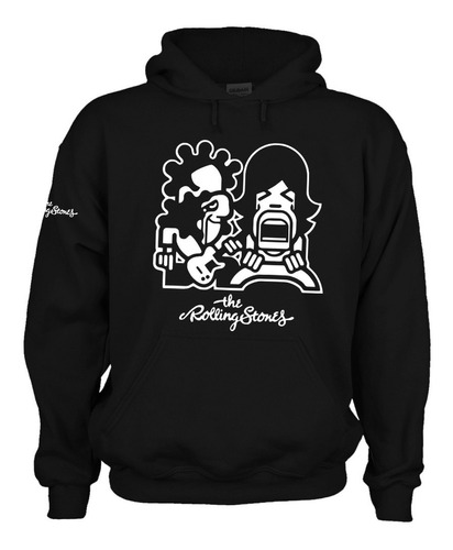 Sudadera Capucha Banda Rolling Stones Caricatura Toons Music