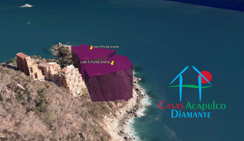 Cad Punta Sirena Lotes 4 Y 5. Dos Lotes Unidos Con Uso De Suelo Residencial Y Turístico Hotelero