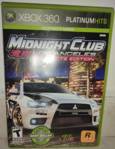 Se Vende Midnight Club Los Angeles Complete Edition Xbox 360