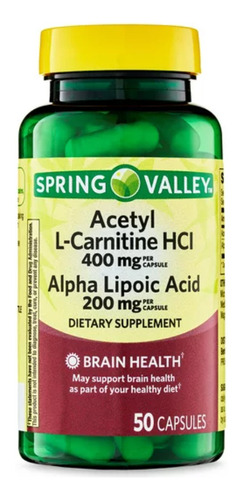 Acetil L-carnitina 400mg Hci - Unidad a $1805