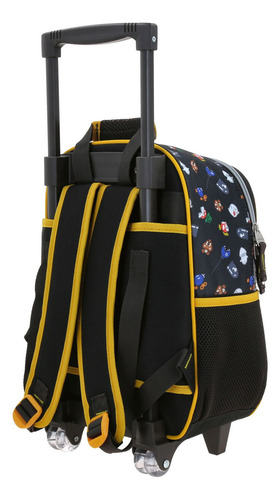 Mochila Chica Con Ruedas Chenson Mario Bros Bowser Woat