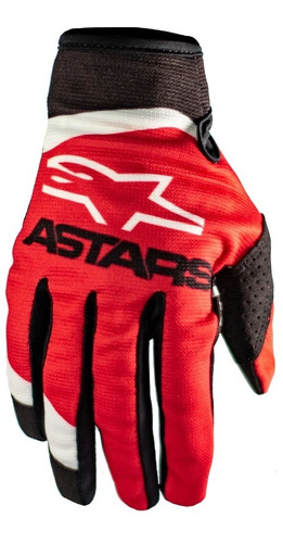 Guantes Alpinestars Radar Gloves Para Moto Ngo/rojo